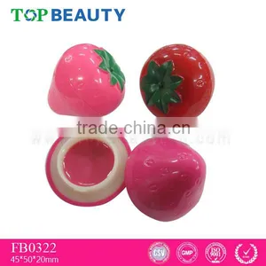 FB0322-2 Strawberry Shape Organic Lip Balm thumbnail-1