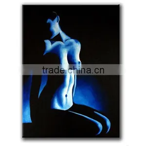 Canvas Sexy Nude Girl Painting thumbnail-1