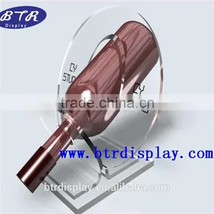 Custom Clear Acrylic Plastic Wine Bottle Single Holder thumbnail-2