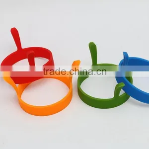 Round Shape Red Resistant Silicone Egg Ring thumbnail-1