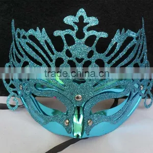 Manufacturer - Cheap Dance Party Mask - Halloween Mask of Venice - Gold Crown Mask thumbnail-4