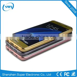 Wholesale China Golden Electroplating TPU Full Cover Case for Samsung S7 Edge Mobile Phone Back Cover thumbnail-6