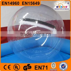 EN15649 Transparent Giant Inflatable Walk on Water Plastic Ball Water Walking Ball thumbnail-1