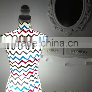 Wave Printing Elastic Fabric Female Mannequin thumbnail-3