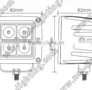 High Quality Construction Working Light,waterproof c Ree 16w Led Work Lamp,motorcycle Led Driving Lights thumbnail-4