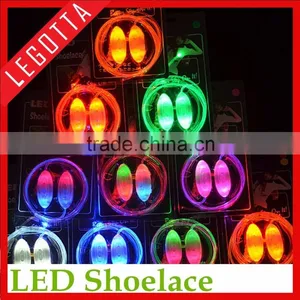 Wholesale Bulk Fashion Colorful Electronic Light up Shoelace for Sale thumbnail-3