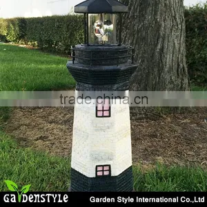 Polyresin Light Tower Sculpture Large Outdoor Christmas Lights thumbnail-3