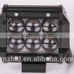 06B-18W New Arrival Two Rows Cree Chip 10-30V DC Led Light Bar 4D Reflector Perfect Waterproof thumbnail-1