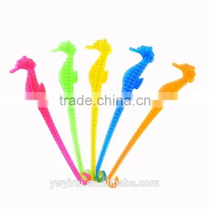 Disposable Plastic Seahorse Coffee Stirrers New Design thumbnail-1