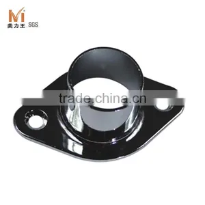 Wardrobe Clothes Hanging Rod Socket Tube End Support Bracket thumbnail-1