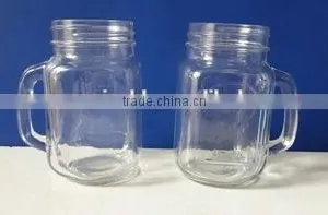 Spray Color Glass Bottle With Handle thumbnail-2