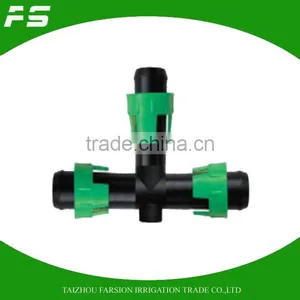 DN16 Drip Tape Tee Connector Lock Type Drip Tape Accessory thumbnail-1