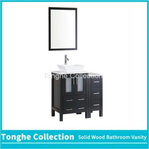 Tonghe Collection Espresso Bathroom Furniture Vanity Combo thumbnail-1