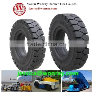 Solid Tire for Airport Ground Support Equipment Aircraft Power Etc. thumbnail-1