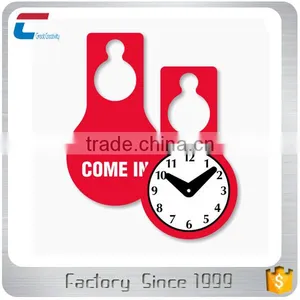 Irregular Shape PVC Door Hanger Hotel Room Plastic Hanger thumbnail-1