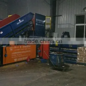 Automatic Wastepaper Baler/ Cardboard Baler/ Horizontal Baler thumbnail-2