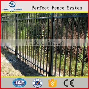 China Security Black Pvc Coated Tubular Steel Fencing Panels Manufacturer thumbnail-2