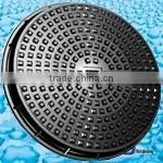 GRP Manhole Cover SMC Manhole Cover : 450mm, A15 EN124 Composite Material Cover thumbnail-1