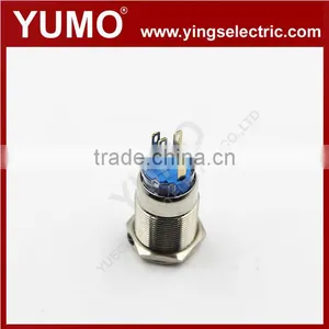 LA19-ASJ-11D-IP67-S B 24V Medical Treatment Elevator Equipment Micro Switch Waterproof Metal Push Button thumbnail-3