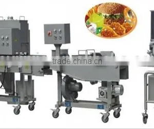 Automatic Meat Patty Meat Pie Forming and Coating Processing Line thumbnail-1