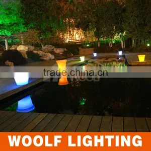 Home Decor Big Glow LED Plastic Round Flower Pot thumbnail-1