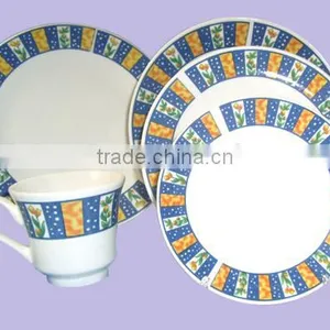 20pcs Porcelain Dinner Plate With Decal Printing 20pcs Dinnerware Sets thumbnail-3