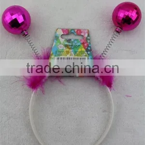 Halloween Ball Headband Party Ball Hairband With Feather thumbnail-2