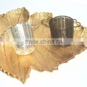 Brass and Silver Finish Tea Strainer thumbnail-1