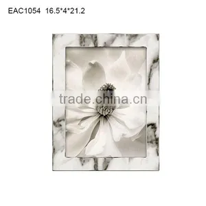 Kids Vintage Beveled Engraved Handmade Wooden Cement Photo Frame thumbnail-6