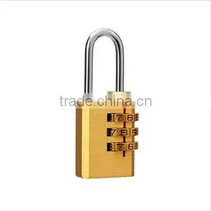 Wholesale Stock Small Order Copperd Against Skids Changable Password Lock thumbnail-2