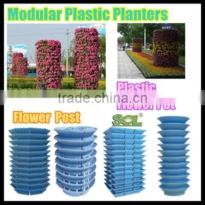 1m Outdoor Plastic Flower Pot Christmas Decor Hanging Flower Pot thumbnail-3