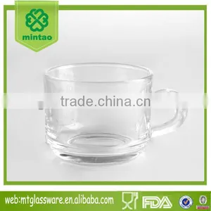 Clear Glass Cup With Handle thumbnail-1