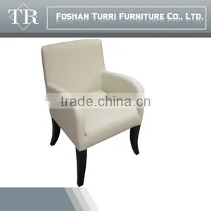 French Elegant Wooden Leather Dining Chair thumbnail-2