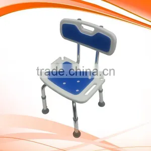 Bath Safety Shower Chair With EVA Backrest and Padded Seat thumbnail-1