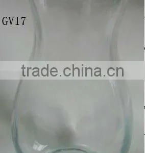 Clear Glass Flower Vase for Decoration GV17 thumbnail-1