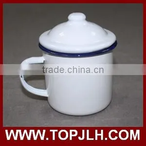 Blank Coated Customed Logo Printing Enamel Coffee Mugs thumbnail-1