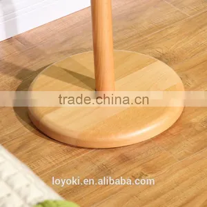Solid Beech Wood Coat Rack Stand Hall Tree Shape Coat Rack thumbnail-4