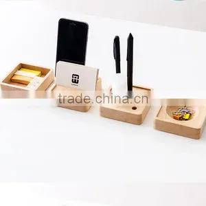 Wood Custom Gift Maple Wooden Stationery Box Key Holder thumbnail-1