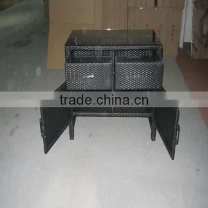 Outdoor Rattan Storage Unit Furniture thumbnail-1