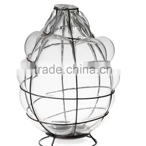 Creative Glass Candleholder For Home Decor Candle Lantern thumbnail-2