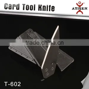 Folding Credit Card Knife With Stainless Steel Blade thumbnail-3