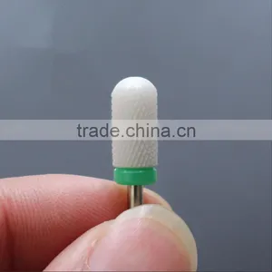 Nail Head Diameter 6.5MM Barrel Balll Total Length 40MM White Ceramic Burr White 1 Piece thumbnail-4