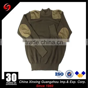 Mens Army Pullover Military Sweater With Round Neck thumbnail-2
