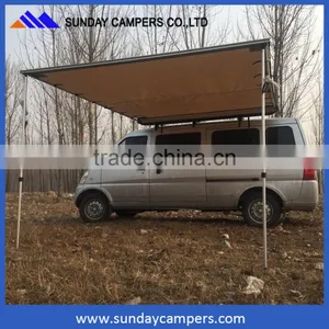 Off Road Awning Polycotton 4wd Car Top Side Awning With Roof Top Tent thumbnail-1