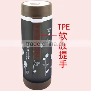 Double Wall Vacuum Ceramic Water Bottle With Mirror Lid thumbnail-5