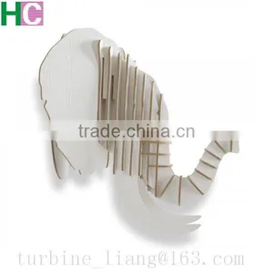 Hot Selling Wood Animal Head for Wall Decoration thumbnail-4
