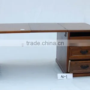 Classic Wood Office Desk Solid Wood Writting Desk thumbnail-1