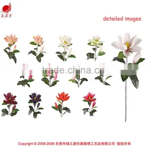 Hotsale and Cheap Artificial Magnolia Flowers for Decoration thumbnail-1