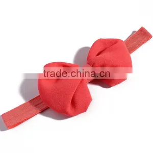 Fabric Handmade Bow Hair Band for Kid's Hair Accessories thumbnail-2