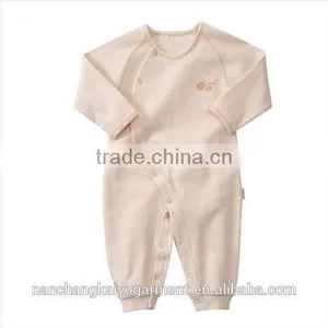 High Quality Blank Organic Cotton Baby Rompers thumbnail-1